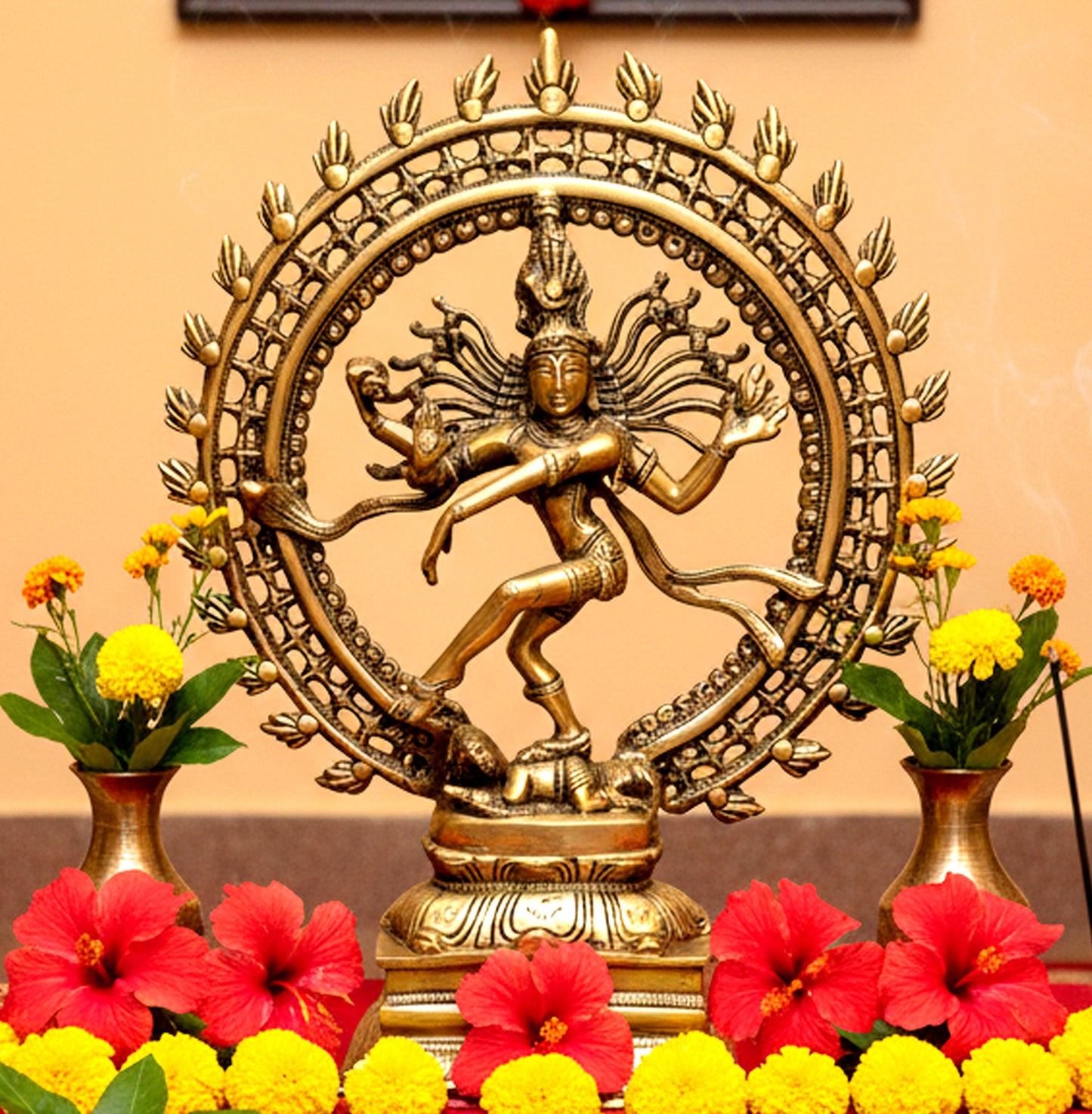 ESPLANADE Brass Natraj Murti Statue Idol Sculpture Shiva - The of Dance Natrajan, Home Decor Figurines