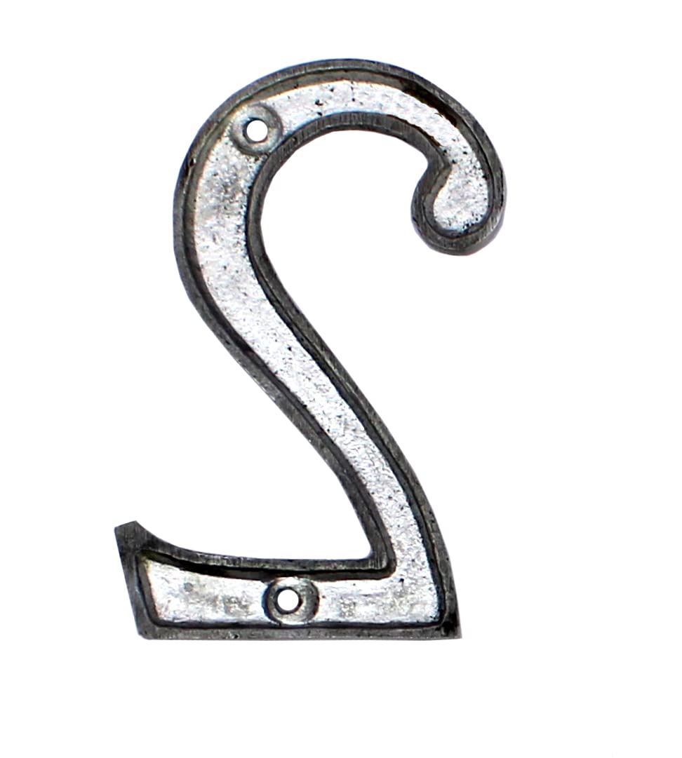 eSplanade 4" Brass House Hotel Door Number Plaque Sticky Numeric Numerical Digit 0-9