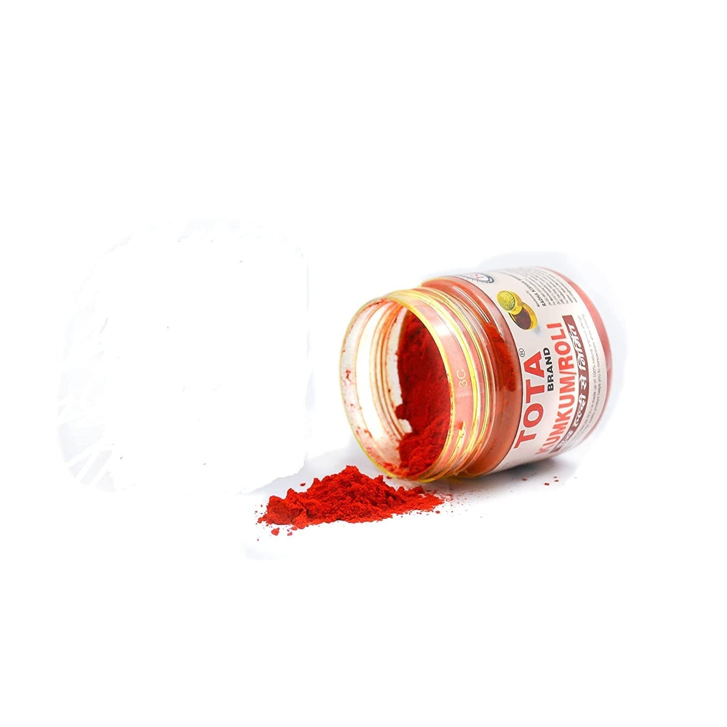 TOTA Pooja Set of Ghee Diya Batti | Roli Kumkum | Chandan Tilak Paste |Moli Kalawa Puja Items for Home (Total weight - 300 Gram) - Pack of 4