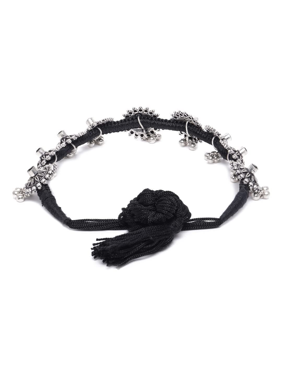 Binnis wardrobe beaded five lines Beautiful handcrafted menakari lotus necklace set