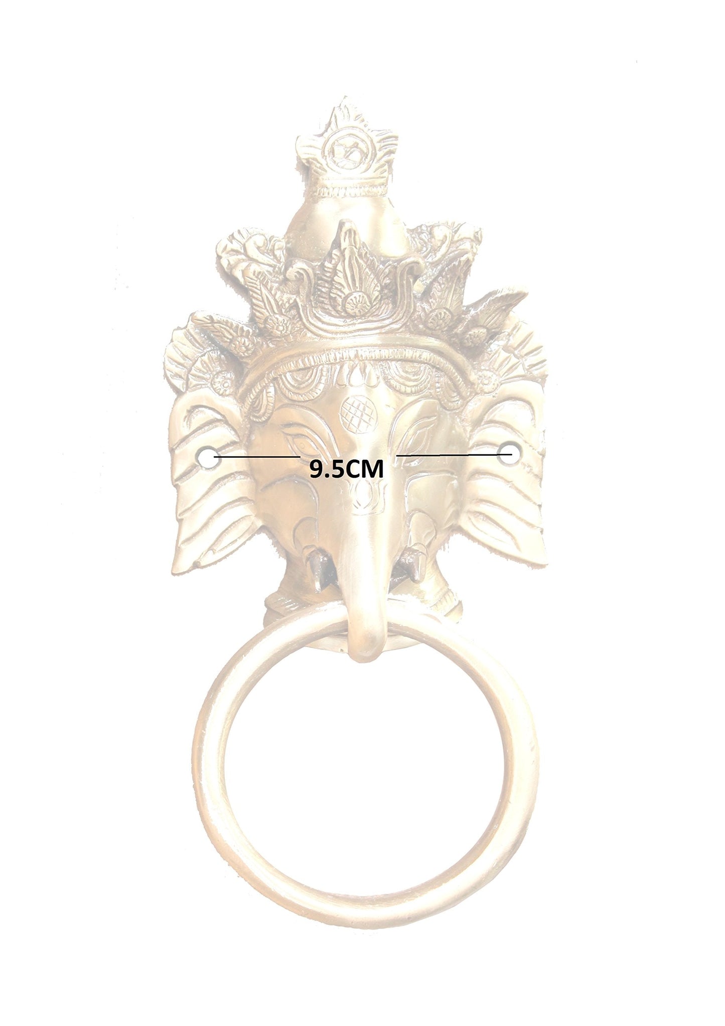 eSplanade Horse Rabbit Reindeer Elephant Brass Door Knockers | Door Decor Accessories | Brass Gate Knockers (Reindeer, Ganesh, Horse, Buddha, Elephant))