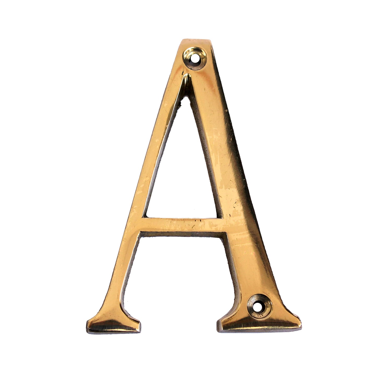 eSplanade - Brass House Hotel Door Name Alphabets - Wall Door Plaque Letter Alphabets - 3" Inches - Golden ("All Alphabet-3")