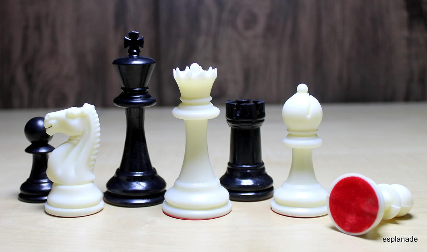 StonKraft - Big Size 19" x 19" Genuine Leather Chess Board | Roll-up Tournament Chess