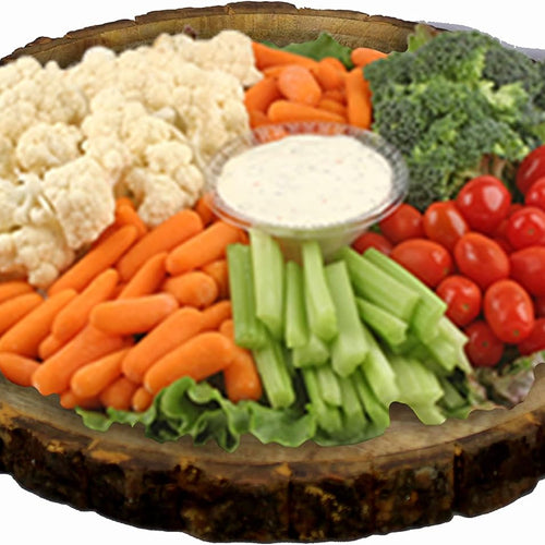 KLEO Serving Tray Platter Dish for Home and Kitchen Tableware Serveware - Wooden - 12