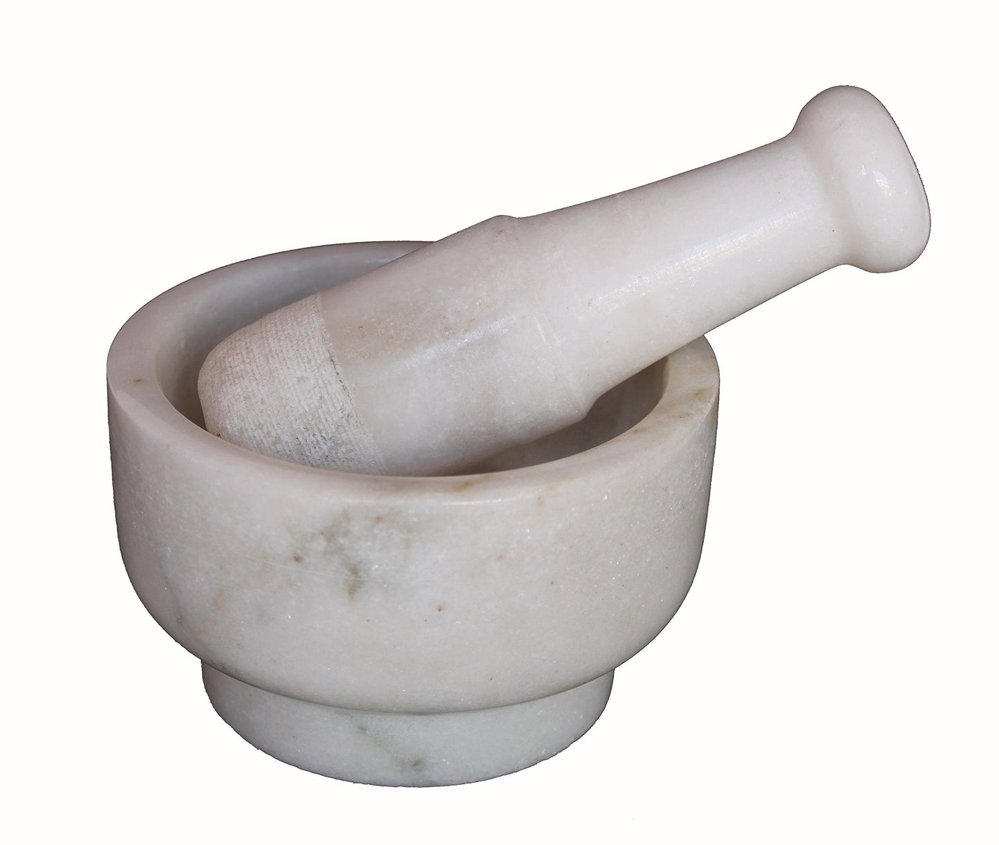KLEO 5" Diameter Natural Stone Mortar and Pestle Set as Spice Grinder, Medicine Masher - Okhli & Musal (Black, White, Green)