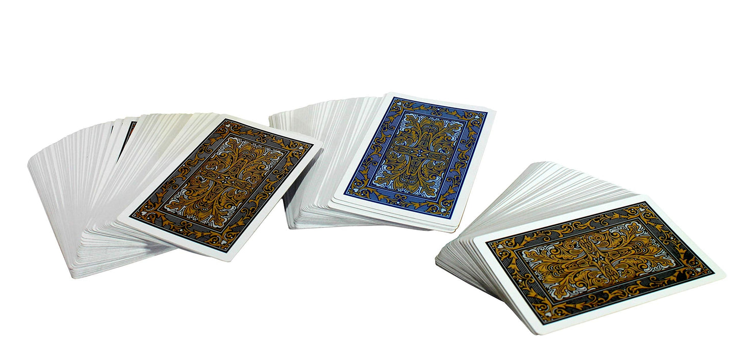 StonKraft Plastic Playing Cards | Poker Size Cards (Set of 2) Poker Playing Cards for Flash, Rummy, Bridge, Party Games