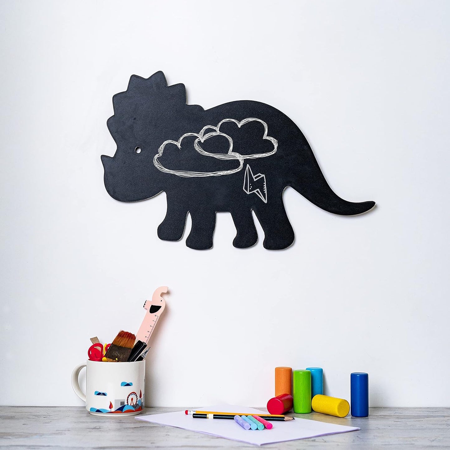 IVEI Black Board, Chalkboard, Slate Board-Kids Room decor- School Utility-Learn with Fun