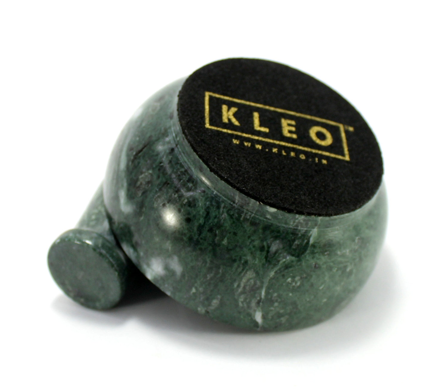 KLEO Natural Stone Mortar and Pestle Set as Spice Grinder, Medicine Masher - Okhli and Musal (All Colours)