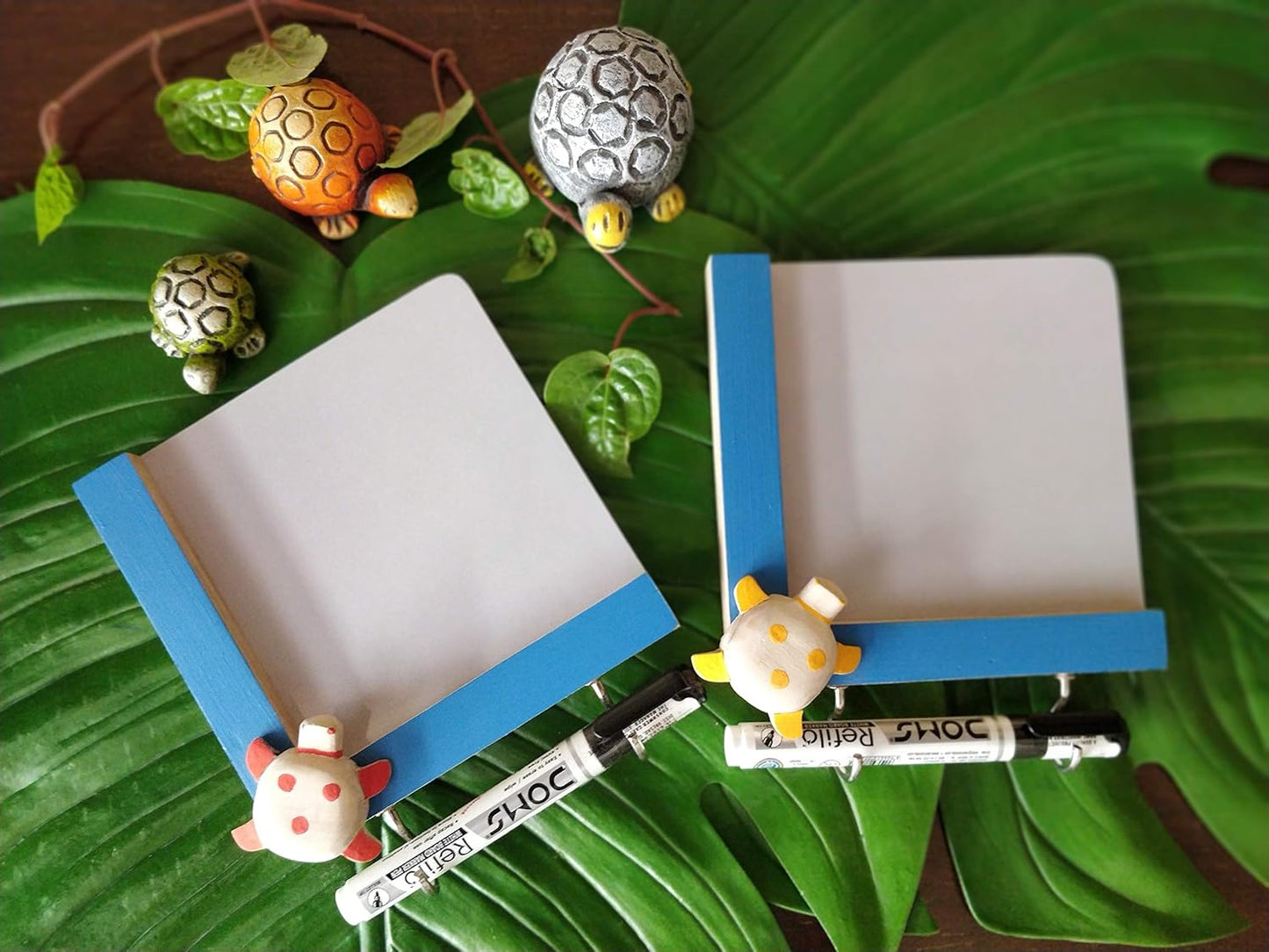 IVEI Utility Fridge Magnet with a Dry Erase Board - Budget Gifts - Unique Ideas - whiteboard (Turtle, Yellow)
