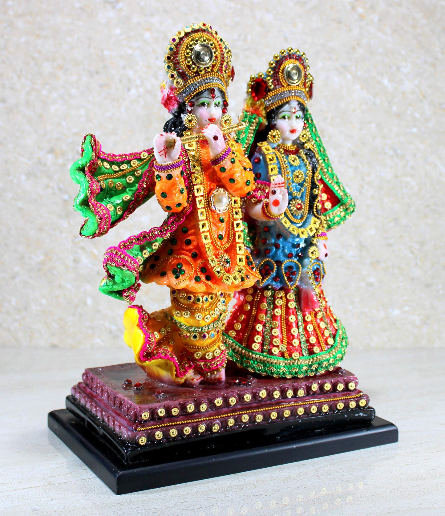 eSplanade - Radha Krishna Kishan Murti Idol Statue Sculpture - Resin (Radha Krishna )