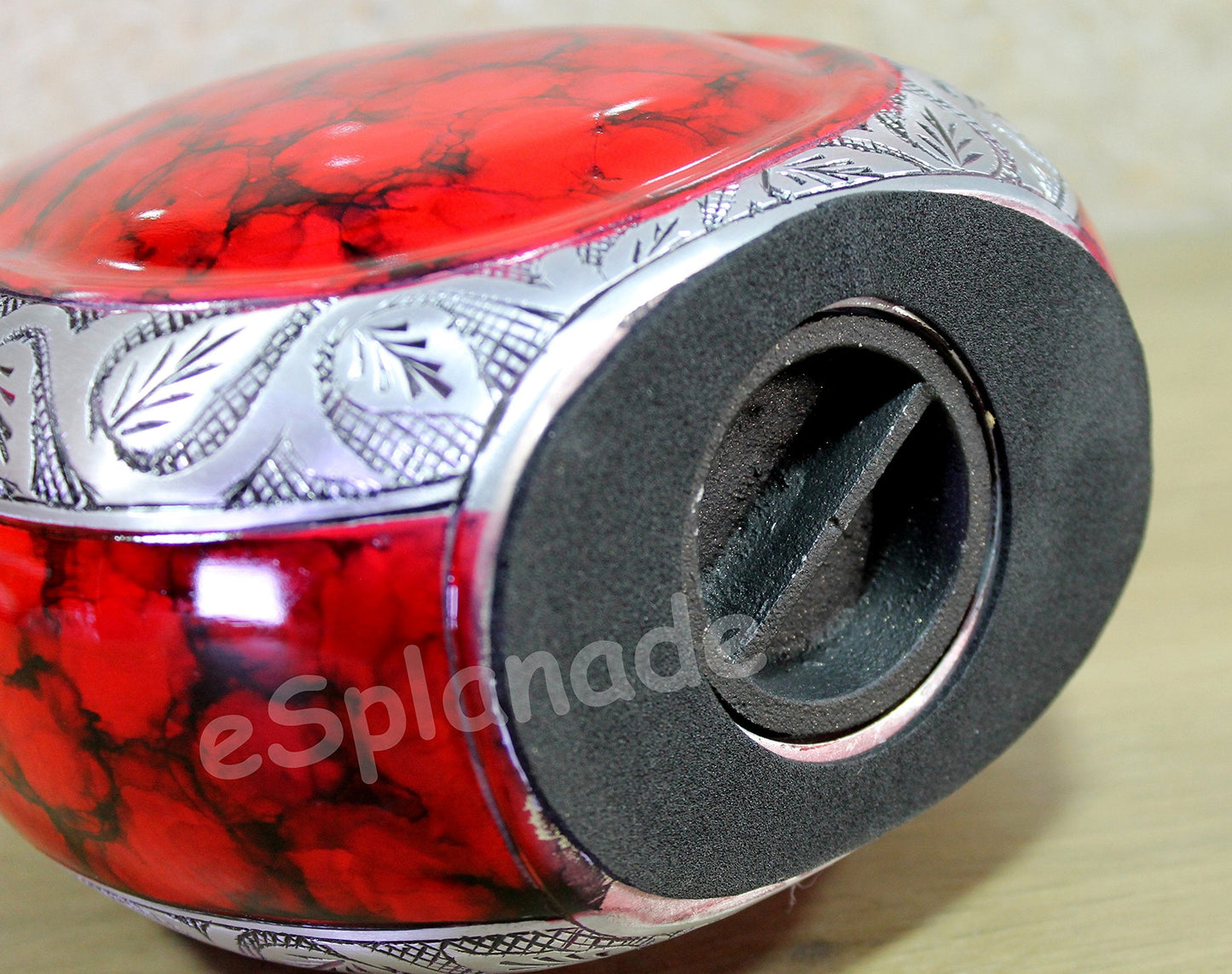 eSplanade Teardrop Cremation Urn Memorial Container Jar Pot | Cremation urn | Metal urn | Burial urn