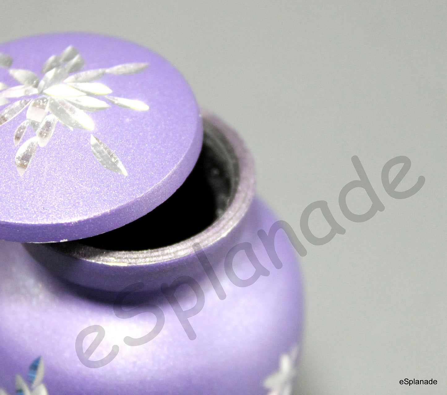 eSplanade Metal Mini Cremation Urn Keepsake Memorial Jar Pot Container | Small Urn for Funeral Ashes Burial | Engraved Metal Keepsake | Navy Blue, Grey, Purple, White - 3" Inches