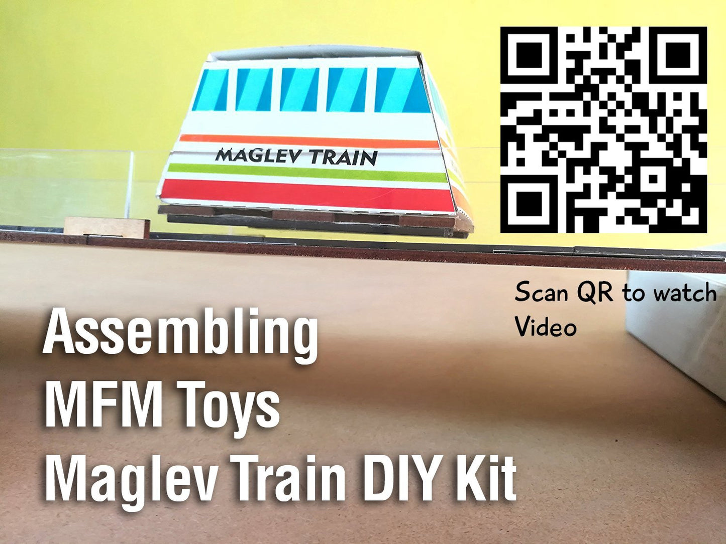 MFM Toys Maglev Train Project DIY KIT | Magnetic Levitation Demo for Classroom