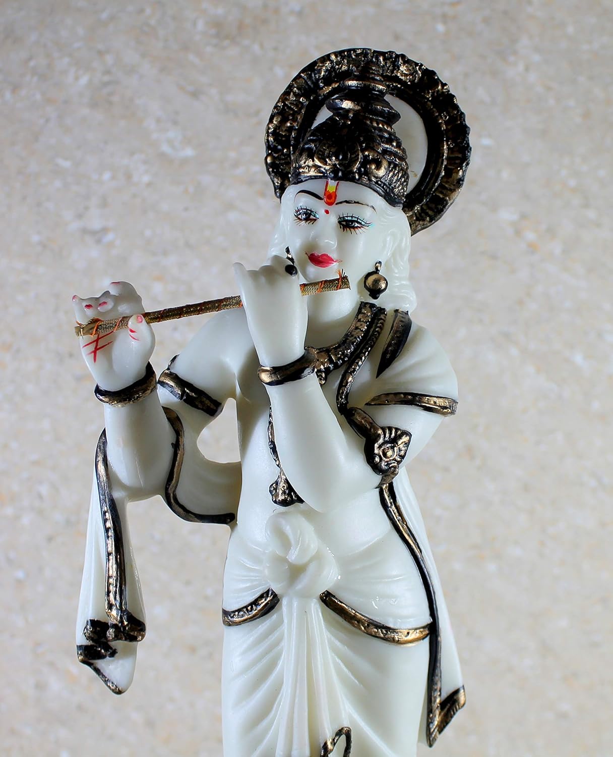 ESPLANADE Resin Krishna Kishan Murti Idol Statue Sculpture (16.5")