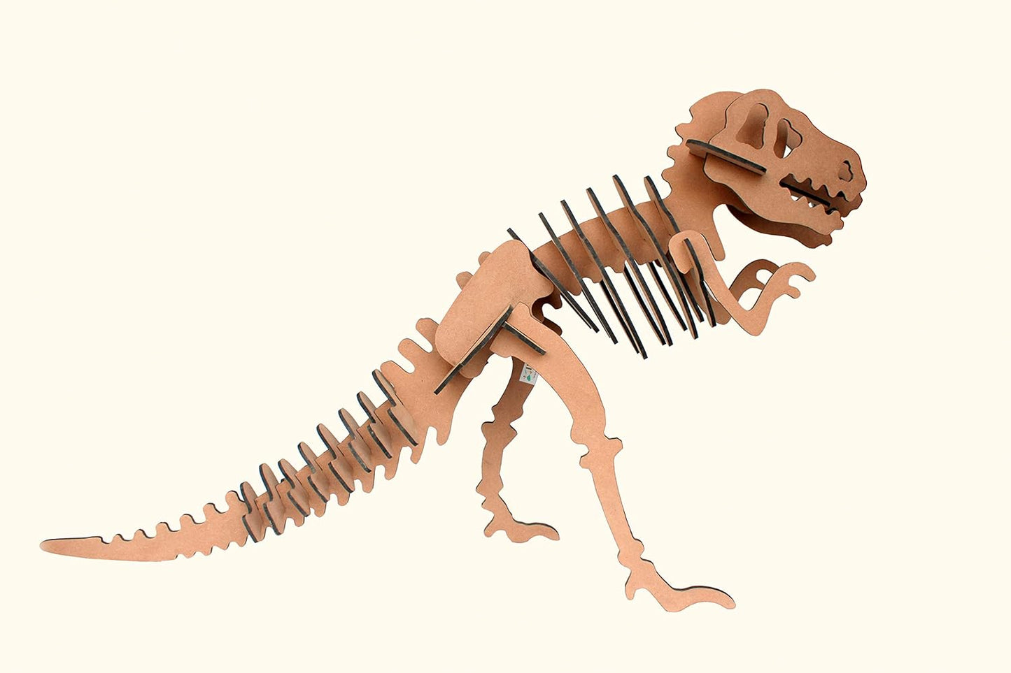 StonKraft Wooden 3D Puzzle Dinosaur Skeleton (Very Big Size) - Home Decor, Construction Toy, Modeling Kit, School Project - Easy to Assemble