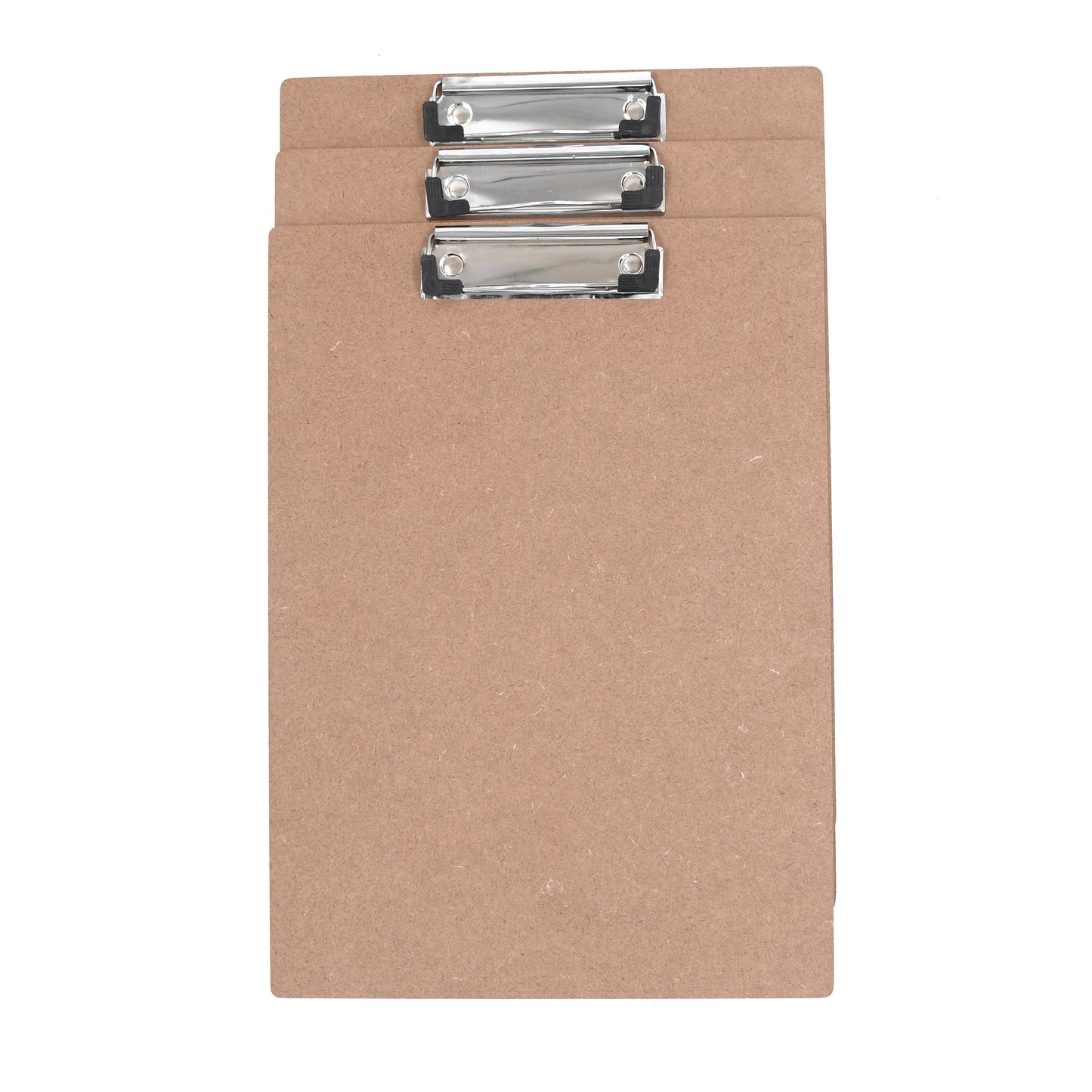 IVEI Clip Pad Writing Board | Examination Board, Drawing Pad & Note-Taking Board | MDF A4 Plain - Set of 3 | Exam Pad | School Supplies (Plain)