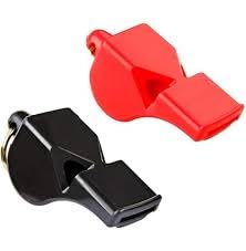 StonKraft Cox 50 Sports and Training Pea-Less Whistles-Used by Professionals (Assorted Colour) (Pack of 2)