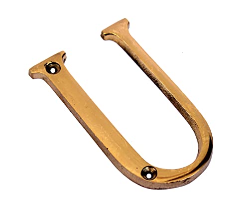 eSplanade - Brass House Hotel Door Name Alphabets - Wall Door Plaque Letter Alphabets - 3" Inches - Golden ("All Alphabet-3")