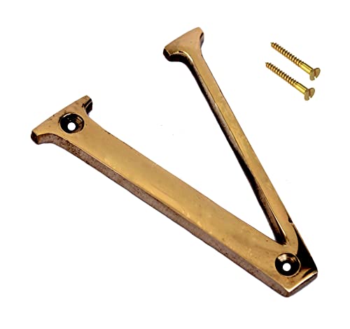 eSplanade - Brass House Hotel Door Name Alphabets - Wall Door Plaque Letter Alphabets - 3" Inches - Golden ("All Alphabet-3")