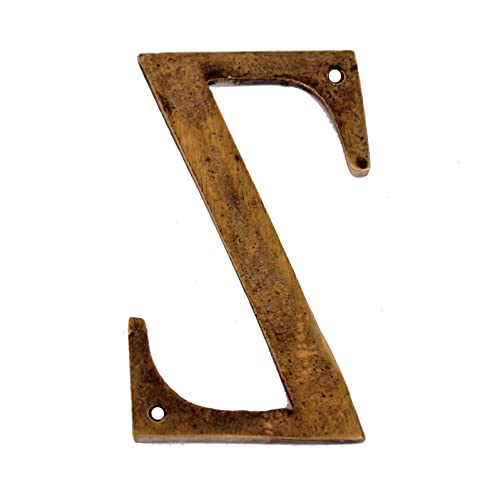 eSplanade - Brass House Hotel Door Name Alphabets - Wall Door Plaque Letter Alphabets - 3" Inches - Golden ("All Alphabet-3")