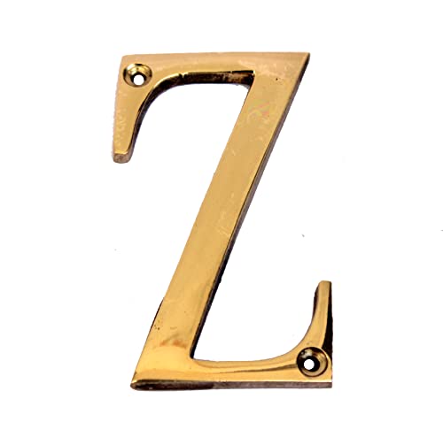 eSplanade - Brass House Hotel Door Name Alphabets - Wall Door Plaque Letter Alphabets - 3" Inches - Golden ("All Alphabet-3")