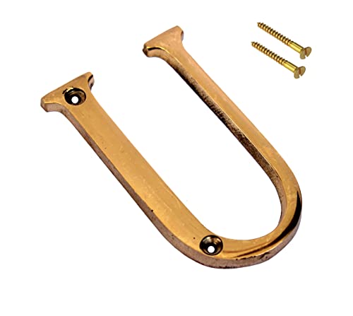 eSplanade - Brass House Hotel Door Name Alphabets - Wall Door Plaque Letter Alphabets - 3" Inches - Golden ("All Alphabet-3")