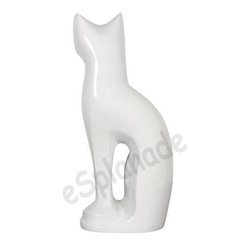 eSplanade- Cat Kitten Shape Cremation urn | Memorial Funeral Burial Full-Size urn for Ashes| Size - 9 inches.