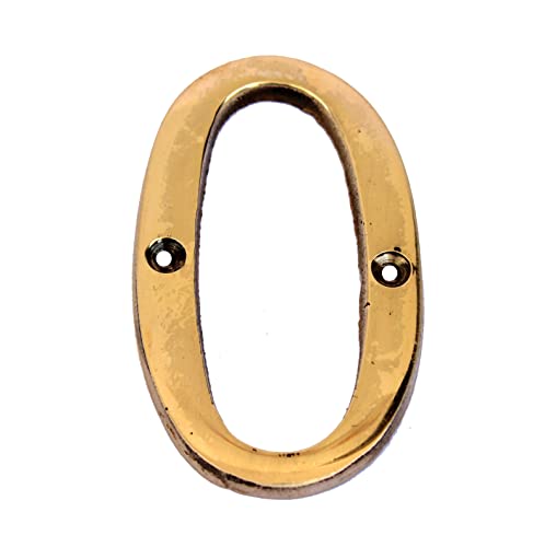 eSplanade - Brass House Hotel Door Name Alphabets - Wall Door Plaque Letter Alphabets - 3" Inches - Golden ("All Alphabet-3")