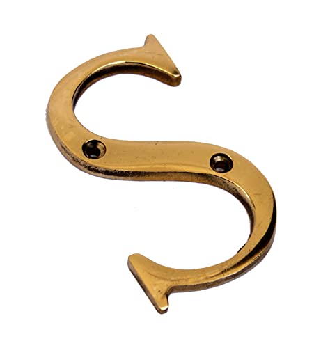 eSplanade - Brass House Hotel Door Name Alphabets - Wall Door Plaque Letter Alphabets - 3" Inches - Golden ("All Alphabet-3")