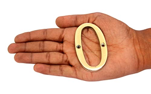 eSplanade - Brass House Hotel Door Name Alphabets - Wall Door Plaque Letter Alphabets - 3" Inches - Golden ("All Alphabet-3")