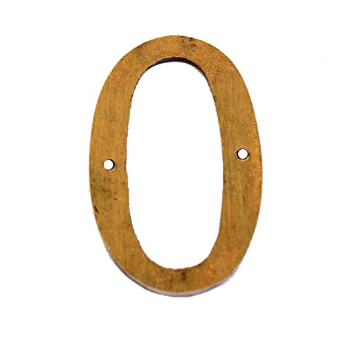 eSplanade - Brass House Hotel Door Name Alphabets - Wall Door Plaque Letter Alphabets - 3" Inches - Golden ("All Alphabet-3")