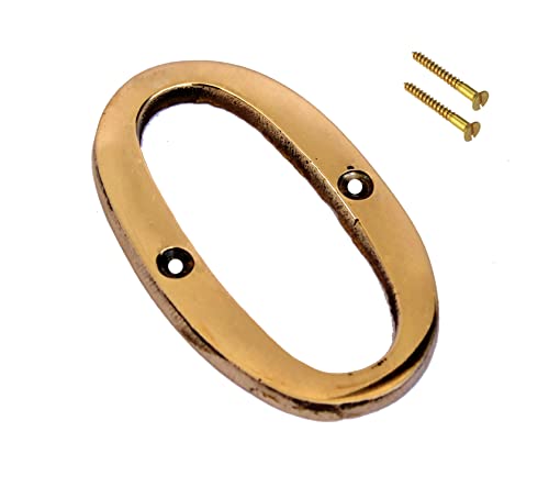 eSplanade - Brass House Hotel Door Name Alphabets - Wall Door Plaque Letter Alphabets - 3" Inches - Golden ("All Alphabet-3")