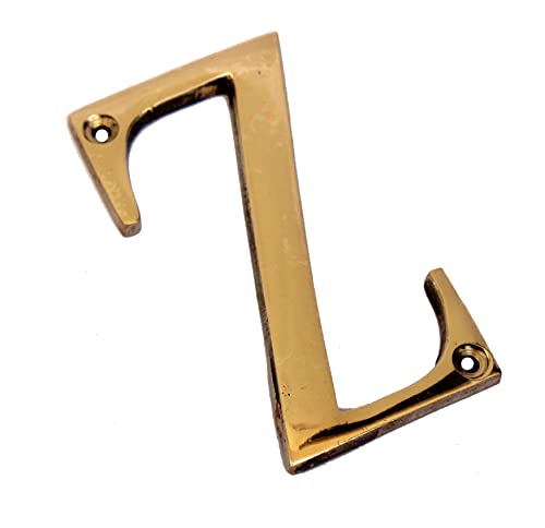 eSplanade - Brass House Hotel Door Name Alphabets - Wall Door Plaque Letter Alphabets - 3" Inches - Golden ("All Alphabet-3")