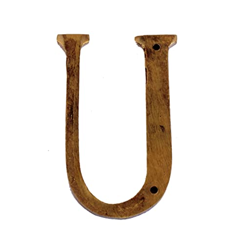 eSplanade - Brass House Hotel Door Name Alphabets - Wall Door Plaque Letter Alphabets - 3" Inches - Golden ("All Alphabet-3")