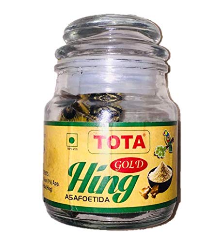 Tota Gold 100% Pure Asafoetida Granules | Natural and Vegan Gluten Free Indian Spice -7gm & 10 gm Hing Asafoetida spice | Best Heeng for Garlic and Onion Substitute
