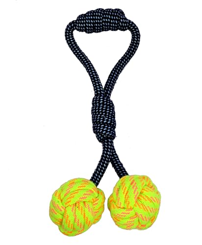 StonKraft Dog Toys Chew Products Set – Puppies Teething Rope Toys Pack, Games for Pets | Suitable for All Dogs, Non-Toxic, Washable & Safe for Pets | Colourful, Bouncy & Fun (Set 2)