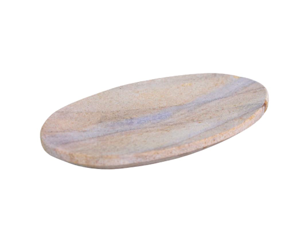 Natural Water Absorbent & Rigged Soap Dish Soap Holder made of Natural Stone - Unique Bath Bathroom Accessories