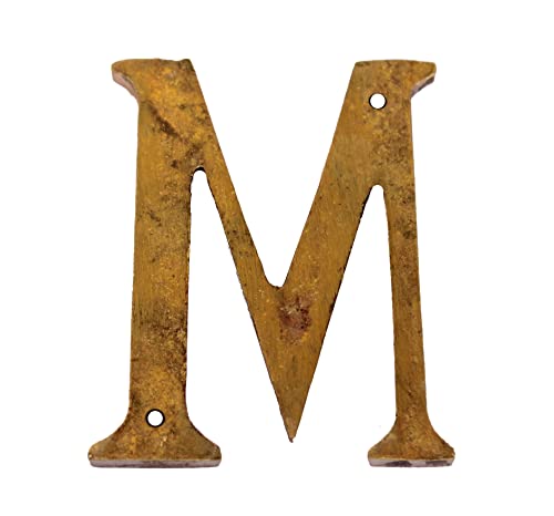 eSplanade - Brass House Hotel Door Name Alphabets - Wall Door Plaque Letter Alphabets - 3" Inches - Golden ("All Alphabet-3")