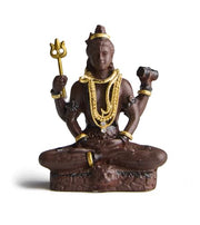 ESPLANADE Resin Shiv Murti for Car Dashboard ÐBholenath Idol for Home Temple & Office Desk DŽcor, Shiva Shankar Miniature Statue for Mandir (3" Inches)