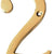 eSplanade 4" Brass House Hotel Door Number Plaque Numeric Numerical Digit 0-9 (0 (Zero))