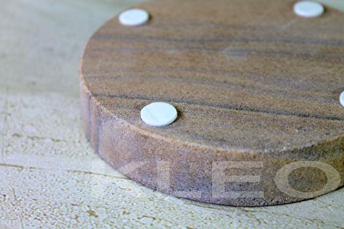KLEO Natural Stone Soap Dish Soap Holder Bath Accessories for Bathroom, Tub or Wash Basin Accessory