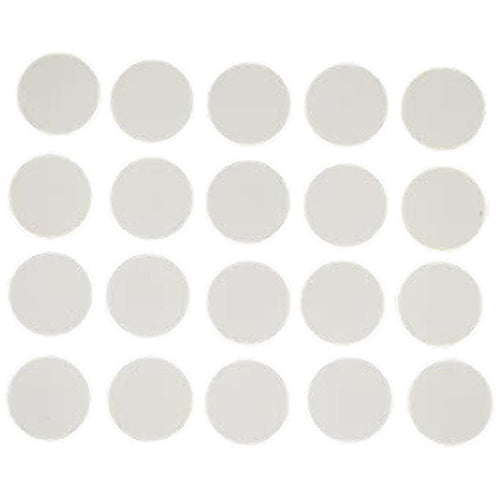 IVEI DIY MDF Wood Sheet Round Craft Magnet with Primer - Plain MDF Fridge Magnet Blanks Cutouts - Set of 20-3mm - 2in Diameter for Painting Wooden Craft, Decoupage, Resin Art Work & Decoration