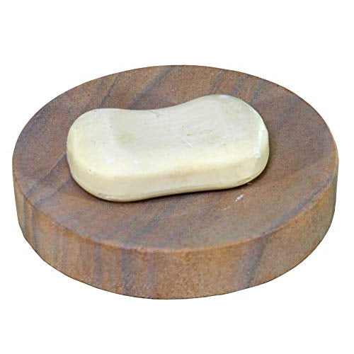 KLEO Natural Stone Soap Dish Soap Holder Bath Accessories for Bathroom, Tub or Wash Basin Accessory