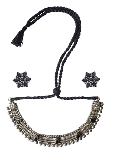 Binnis wardrobe beaded five lines Beautiful handcrafted menakari lotus necklace set