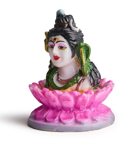 ESPLANADE Murti for Car Dashboard Ð Ashirwad Idol for Home Temple, Office DŽcor Ð Resin Figurine (Shiv)