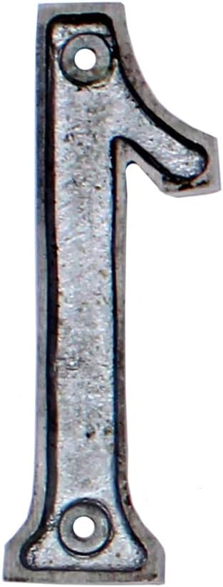 eSplanade 4" Aluminum House Hotel Door Number Plaque Sticky Numeric Numerical Digit 0-9