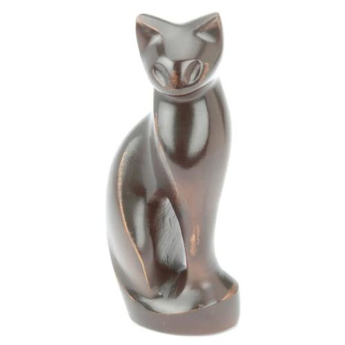 Stanley Cat Cremation Urn- Pearl, Bronze, Black
