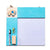 IVEI Pinboard + Whiteboard, Combination (Elephant - Blue & Pink)
