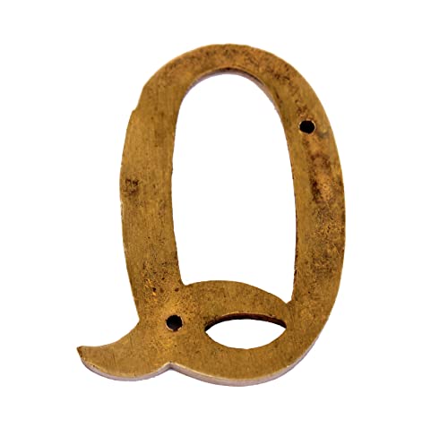 eSplanade - Brass House Hotel Door Name Alphabets - Wall Door Plaque Letter Alphabets - 3" Inches - Golden ("All Alphabet-3")