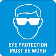 eSplanade Eyes Protection Sign Decal Sticker - Easy to Mount Weather Resistant Long Lasting Ink Size (5" x 5")